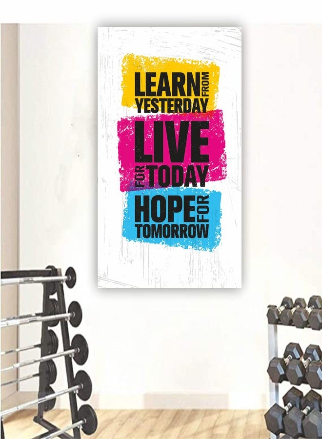 DECOR PRODUCTION Gym Quote Motivational Wallpaper Poster | Wall Sticker |Self Adhesive Vinyl for Fitness Room, Office Decor,Home Decor, Bedroom, Hall, Gym Room etc(Size-24x36 inch)_07 (Design 04) - Image 3